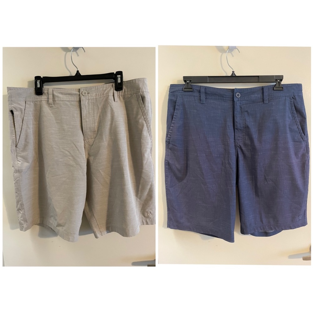 Men’s Hang Ten Wave Crush Hybrid 38 Shorts Bundle